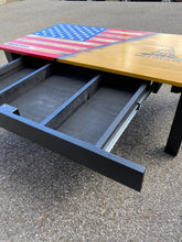 Load image into Gallery viewer, Rustic Flag Coffee Table