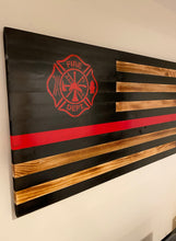 Load image into Gallery viewer, Thin Red Line Flag