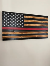 Load image into Gallery viewer, Thin Red Line Flag