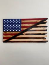 Load image into Gallery viewer, Rustic American/Burnt Cut Flag
