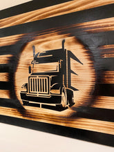 Load image into Gallery viewer, Rustic Trucker Flag
