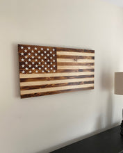 Load image into Gallery viewer, All Burnt Wood Flag

