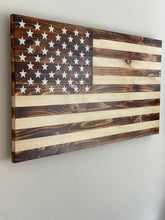 Load image into Gallery viewer, All Burnt Wood Flag
