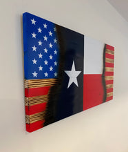 Load image into Gallery viewer, Rustic Charred Reveal Flag
